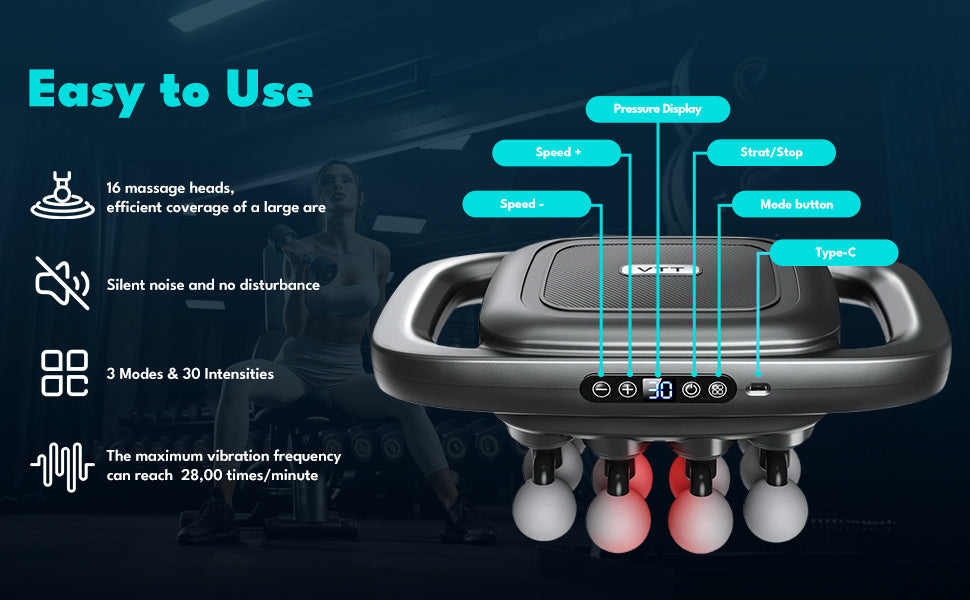 "Relaxio" Pro:16 Body Massager